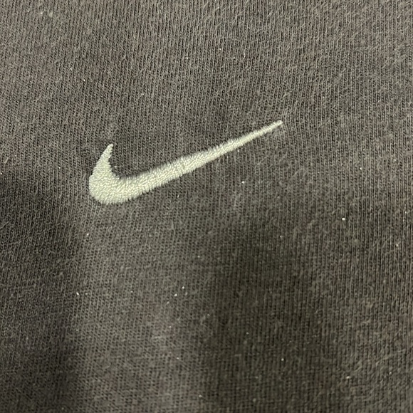 Nike short sleeve crew neck cotton casual T shirt charcoal gray XL regular fit - Picture 3 of 4